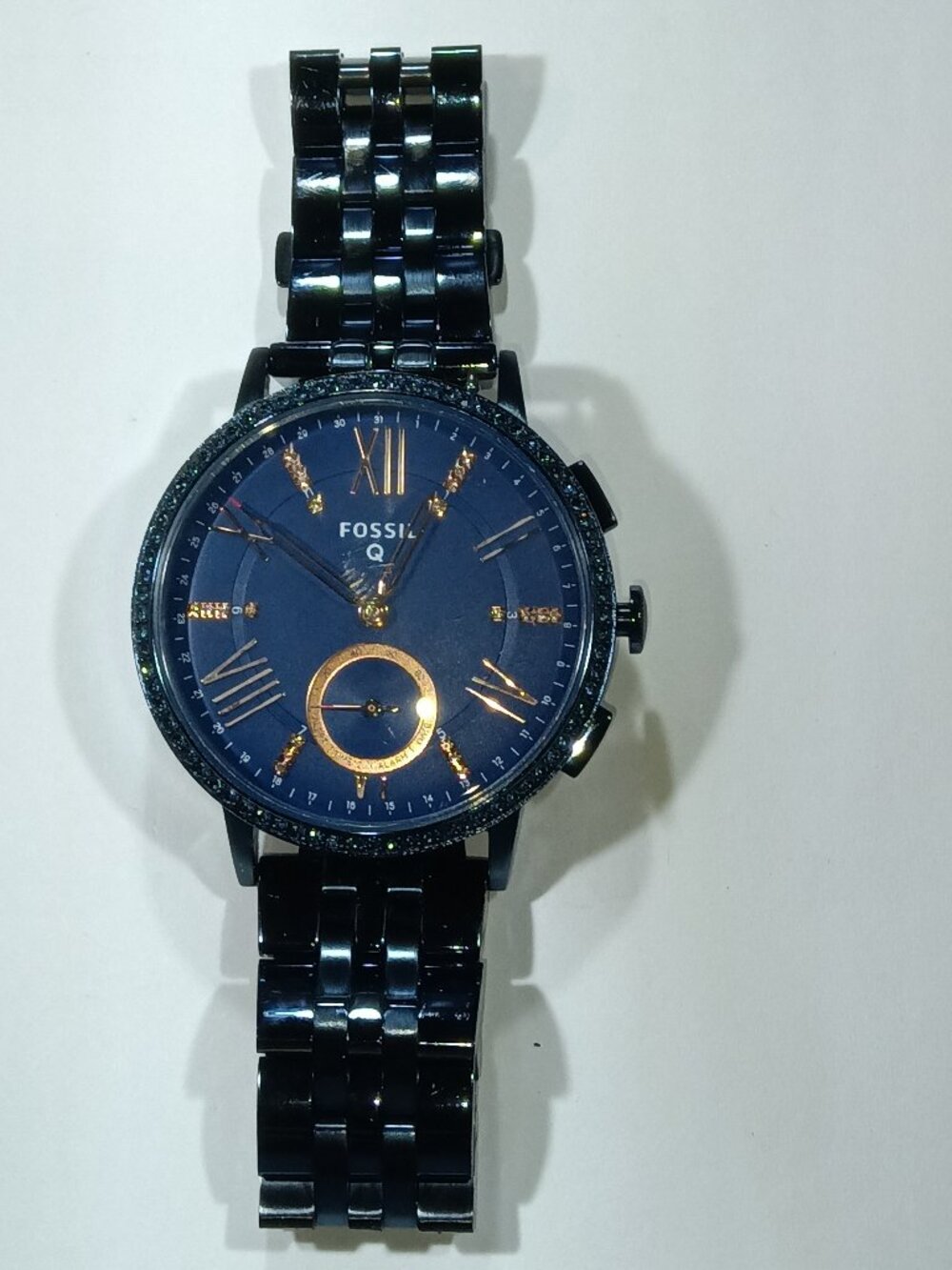 Fossil Q Gazer Hybrid Smartwatch Crystal-embellished FTW1145 SKU:8930252